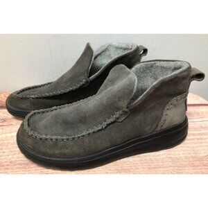 Hey Dude Denny Gray Suede Casual Ankle Boots Womens 7 / 38 (W8D)